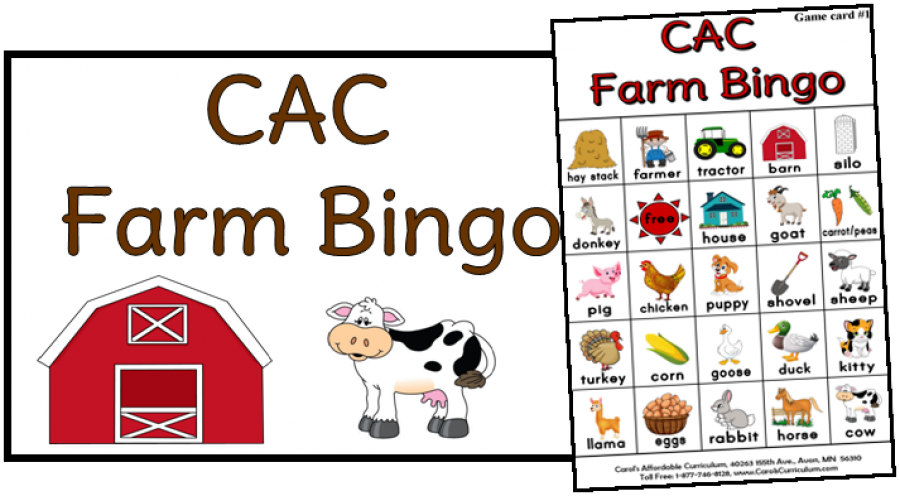 Farm Bingo